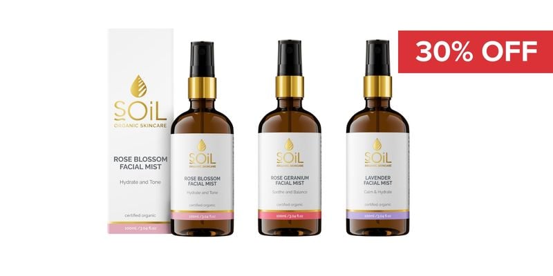 Online Exclusive 30% Off SOil Aroma Facial Mists  - EXP 09.09.2026 - While stocks last. Cover Image